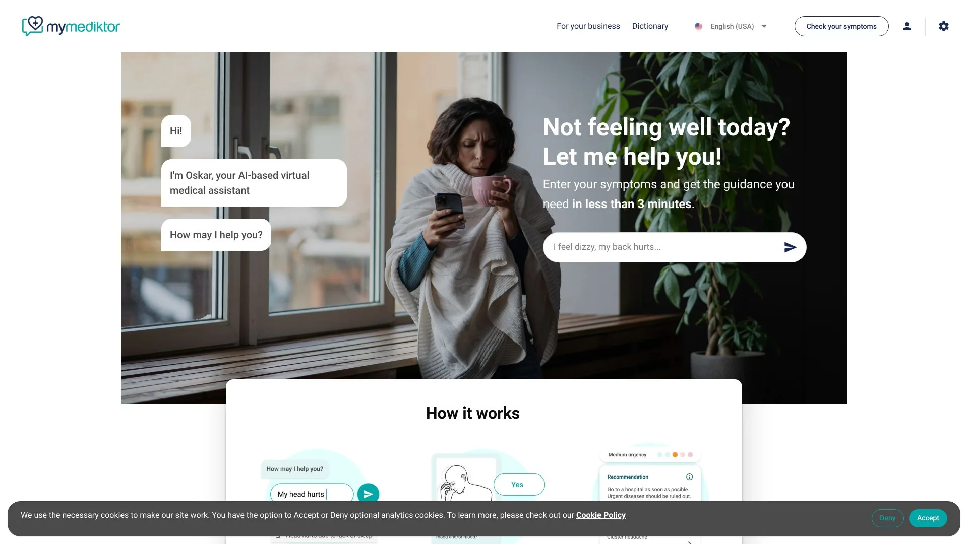 Mediktor screenshot