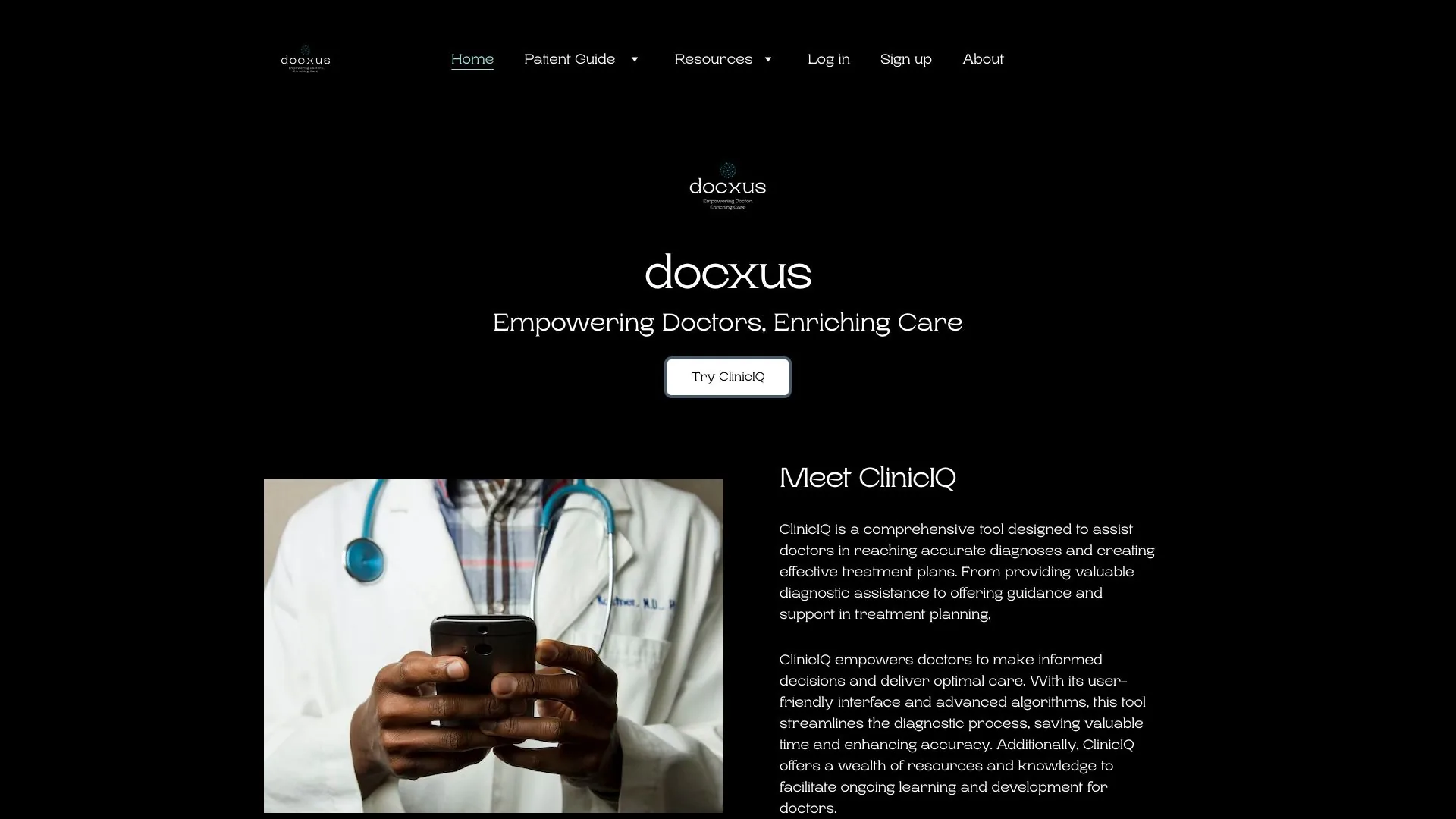 ClinicIQ screenshot
