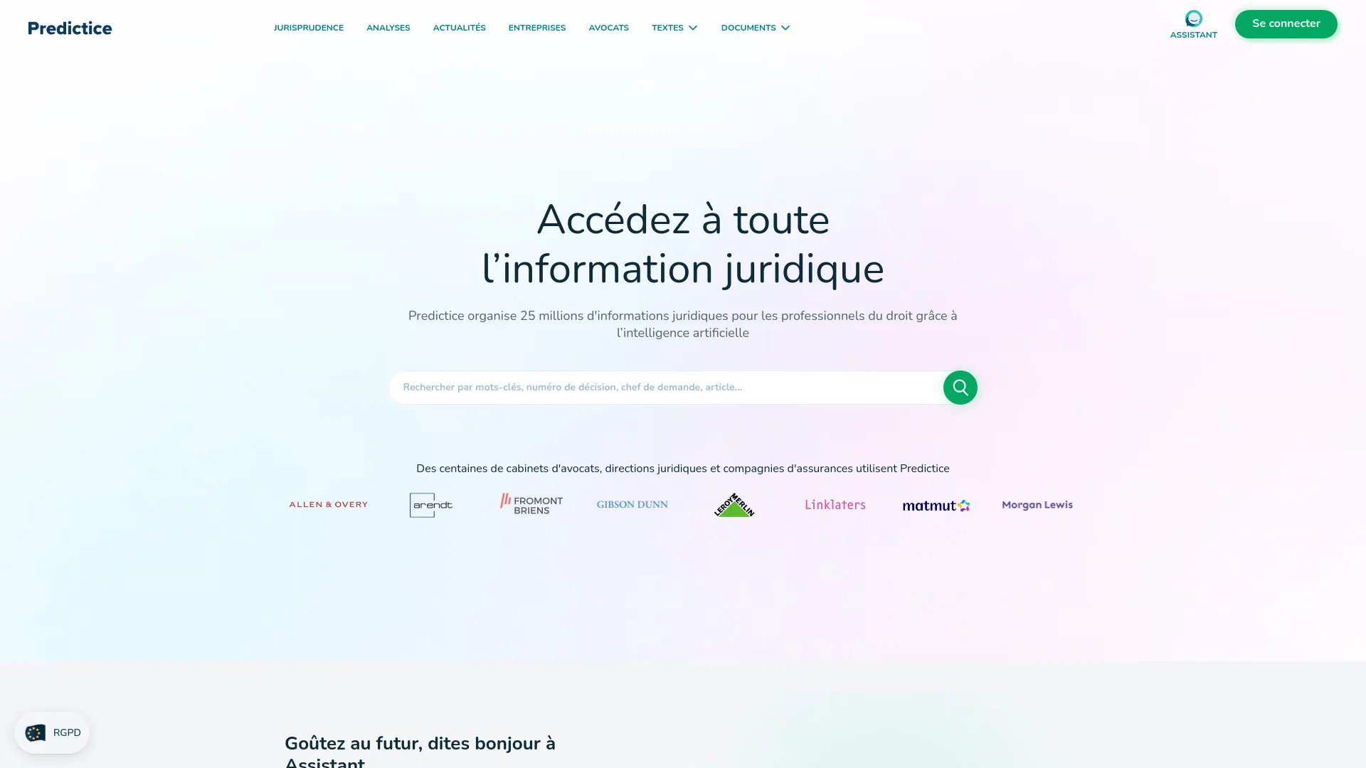 Predictice screenshot