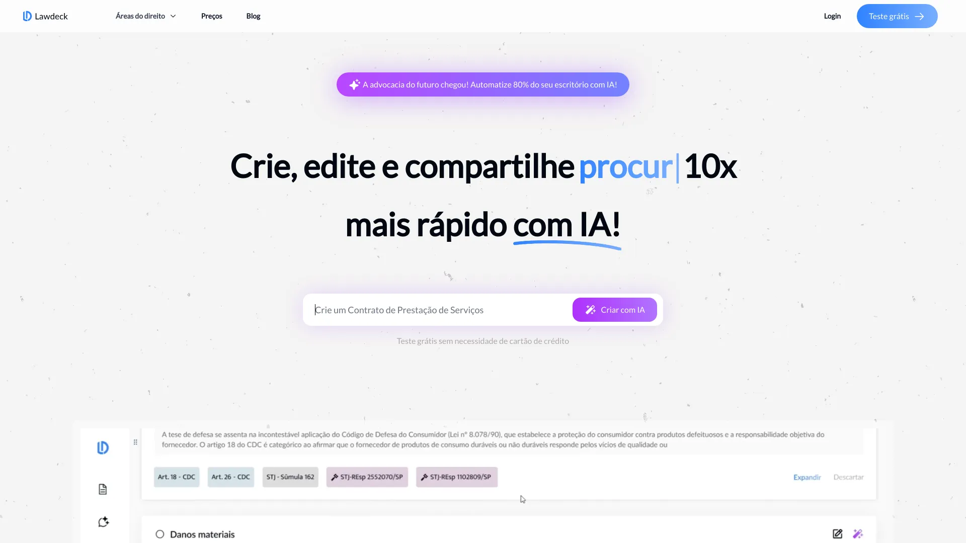 Lawdeck screenshot