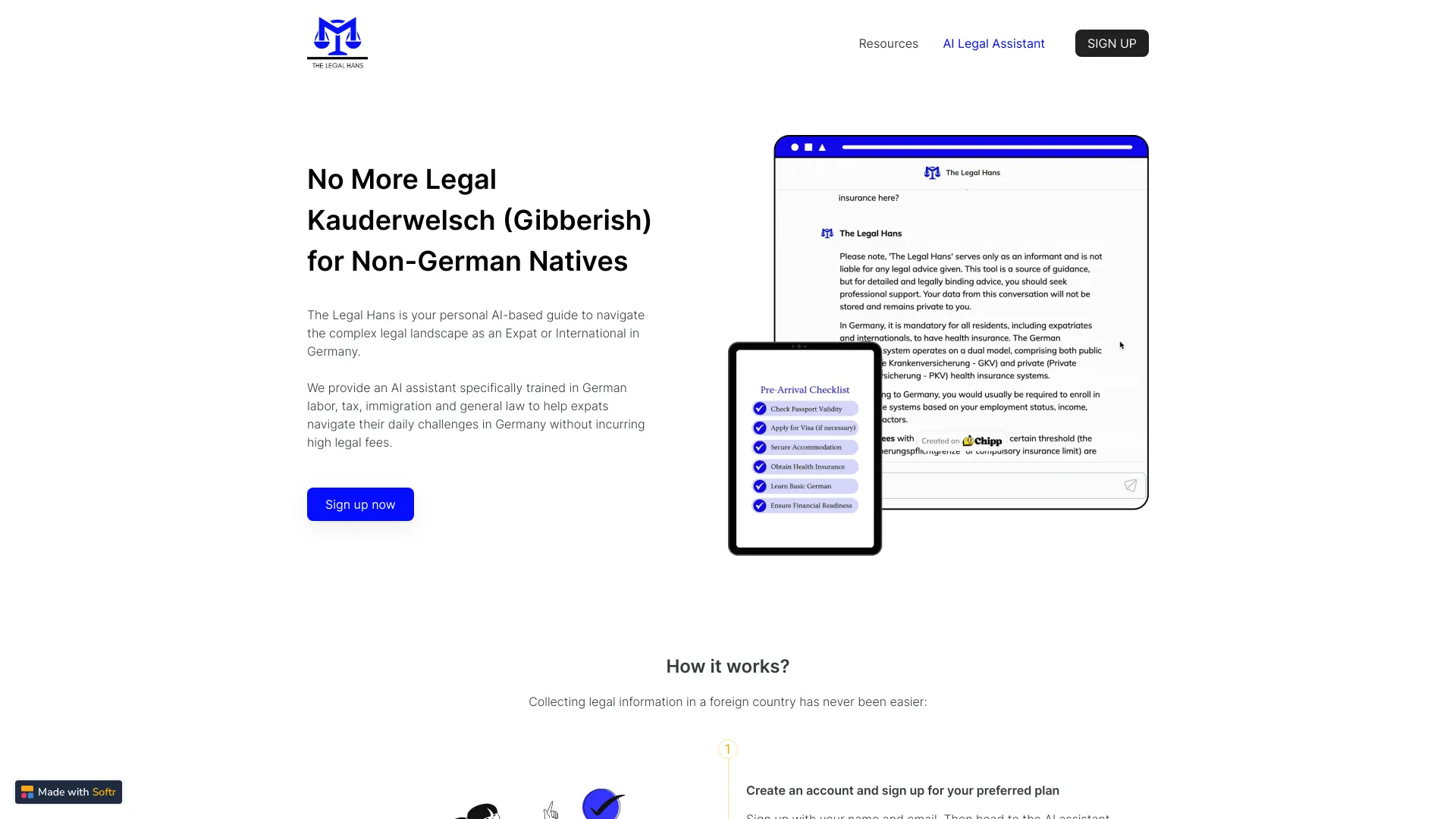 The Legal Hans screenshot