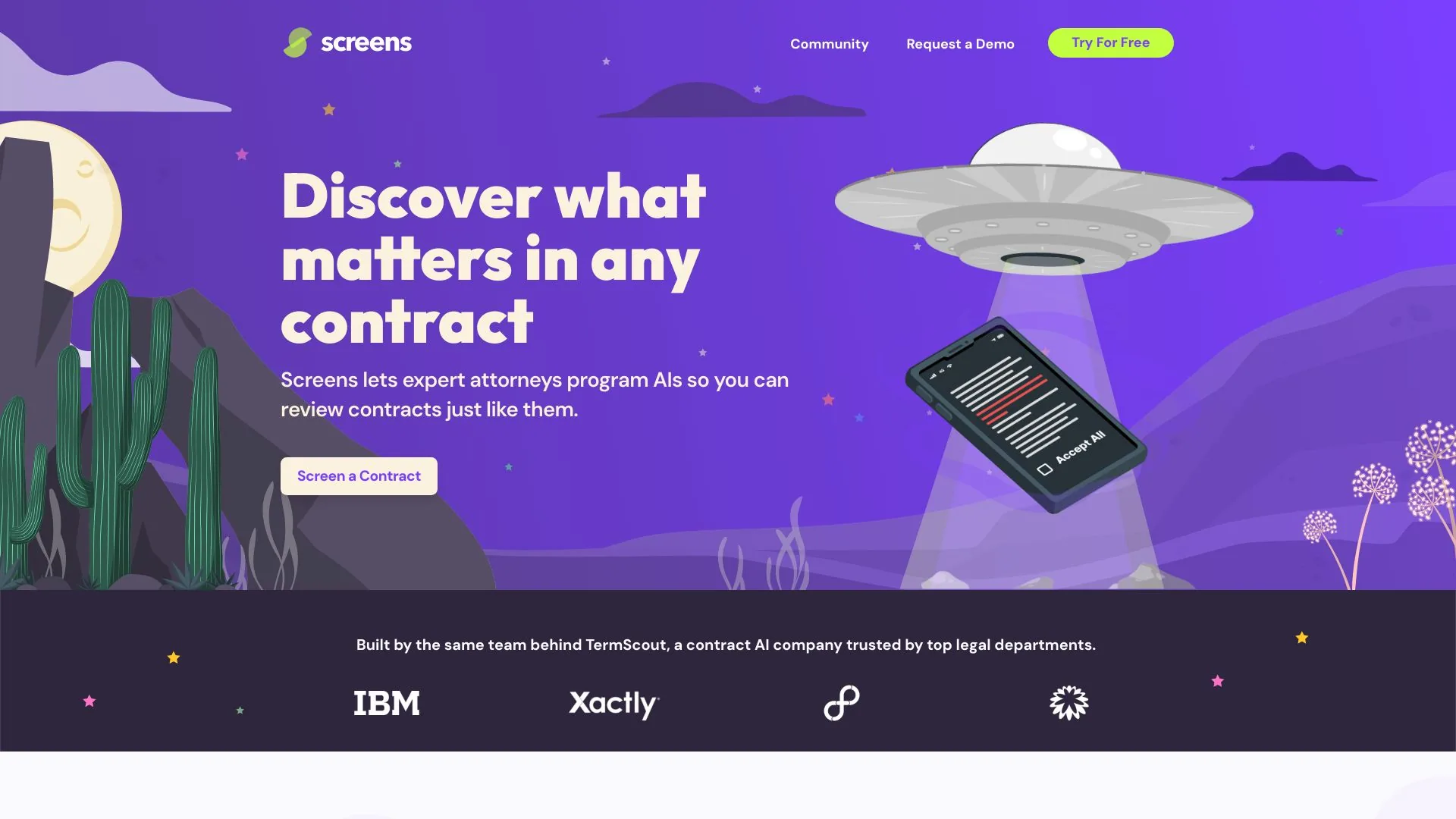 Screens screenshot