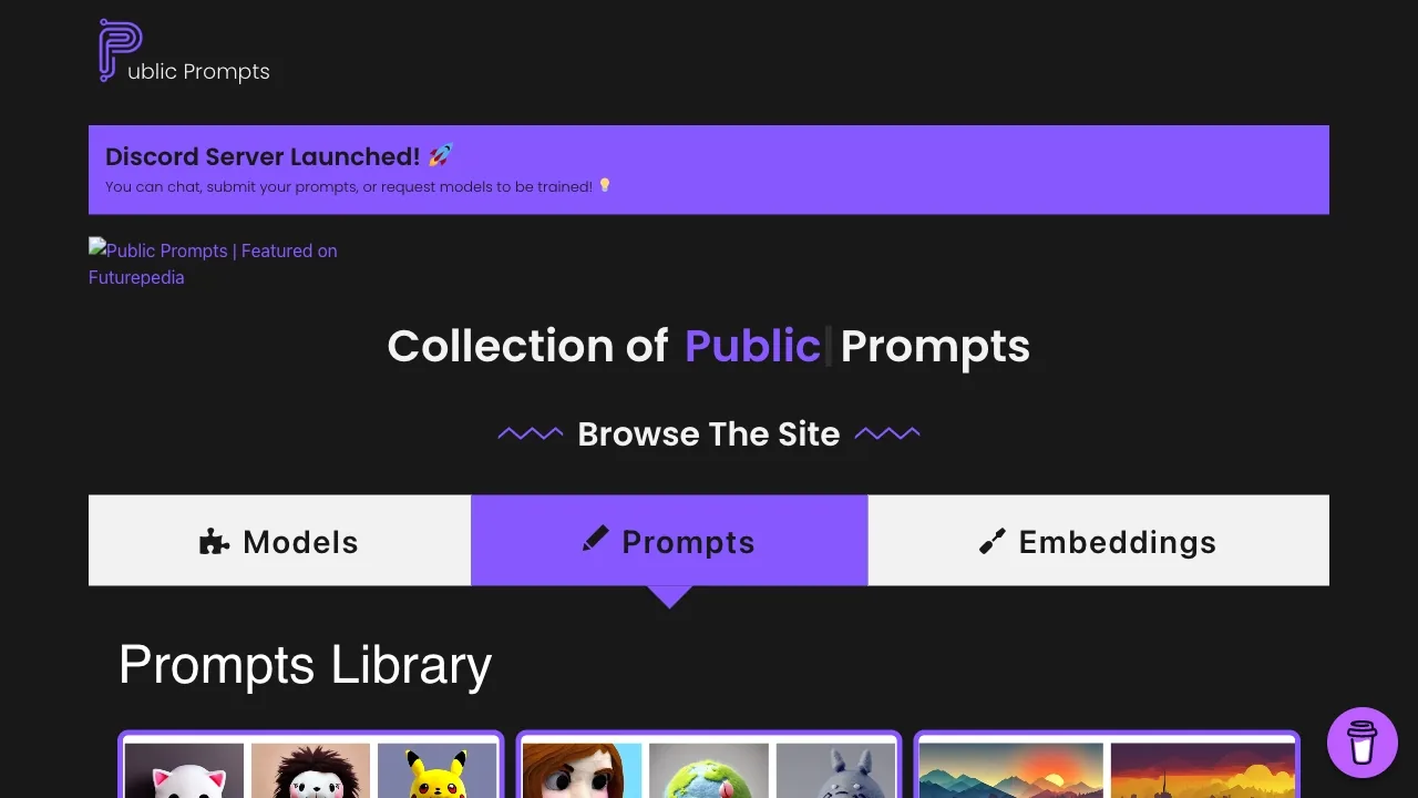 Public Prompts screenshot