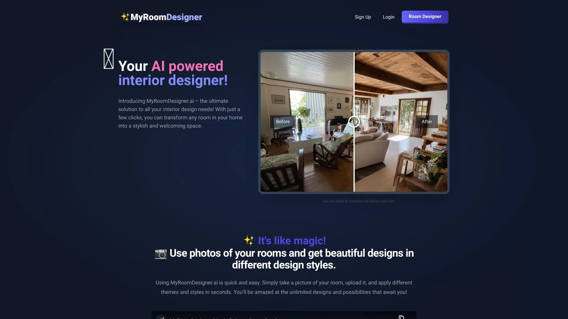 MyRoomDesigner.ai screenshot