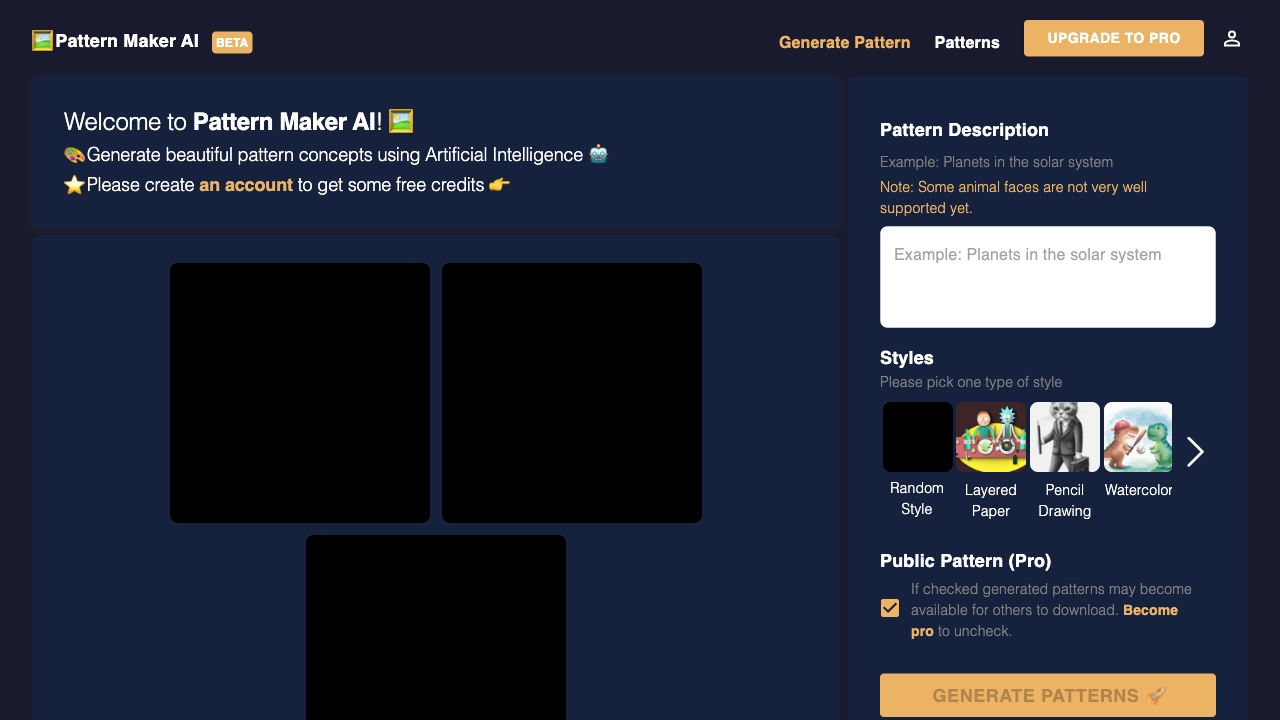 Pattern Maker AI screenshot