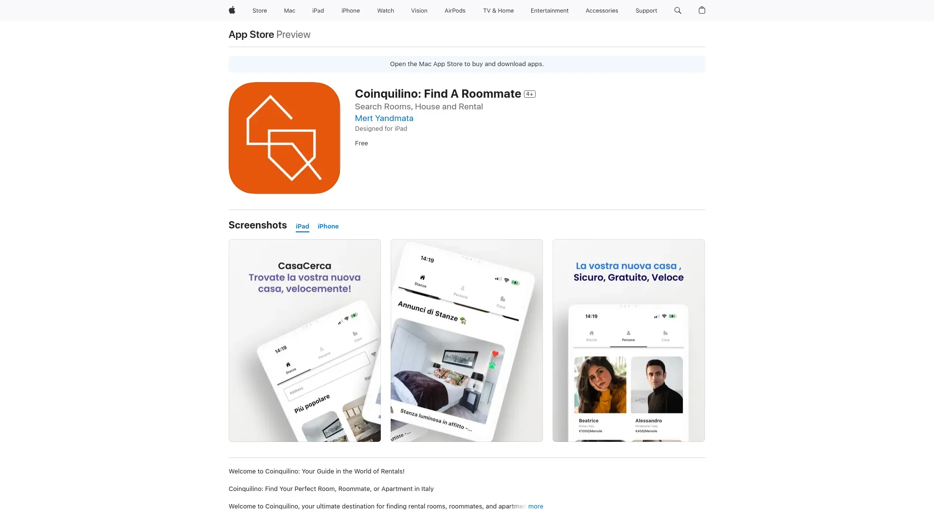Coinquilino screenshot