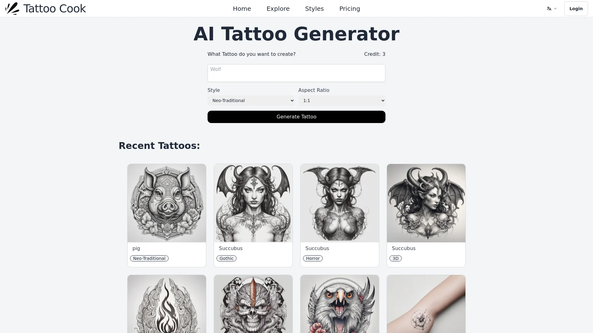 Tattoo Cook screenshot