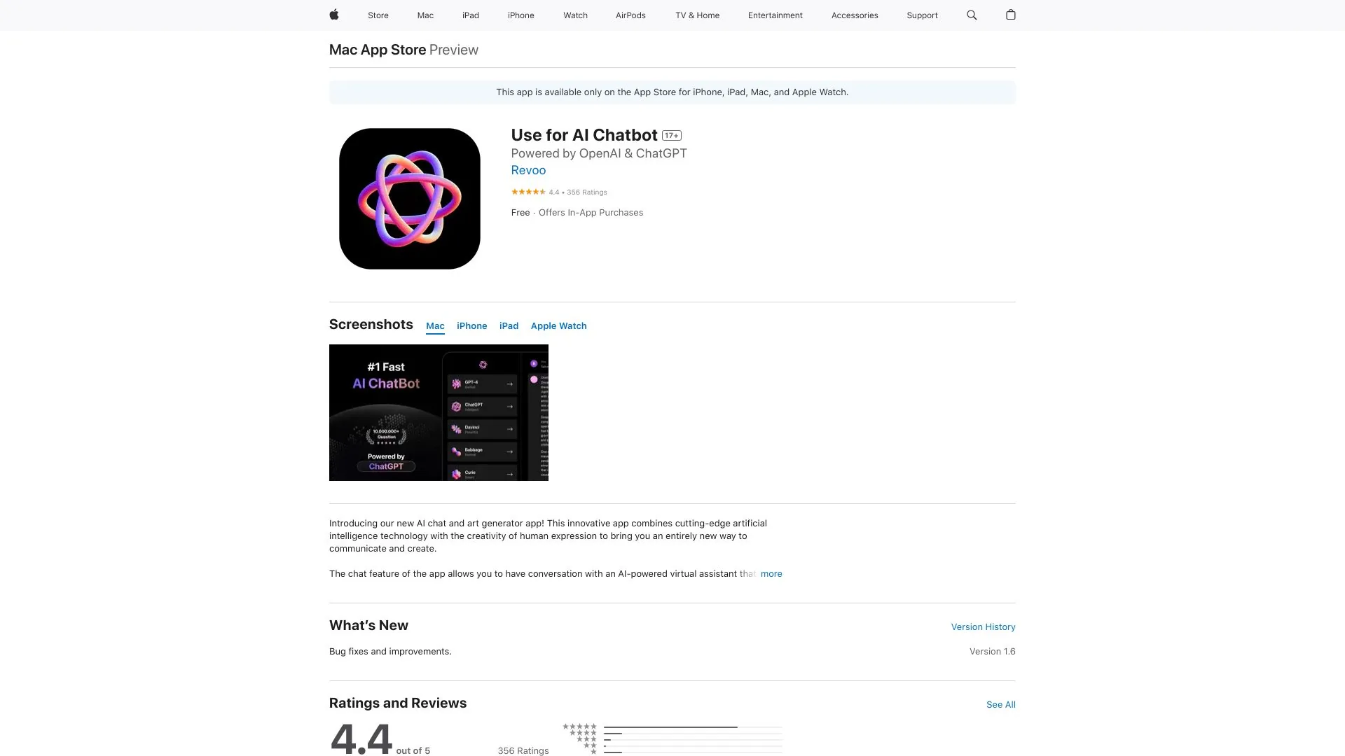 OpenAI Client API screenshot