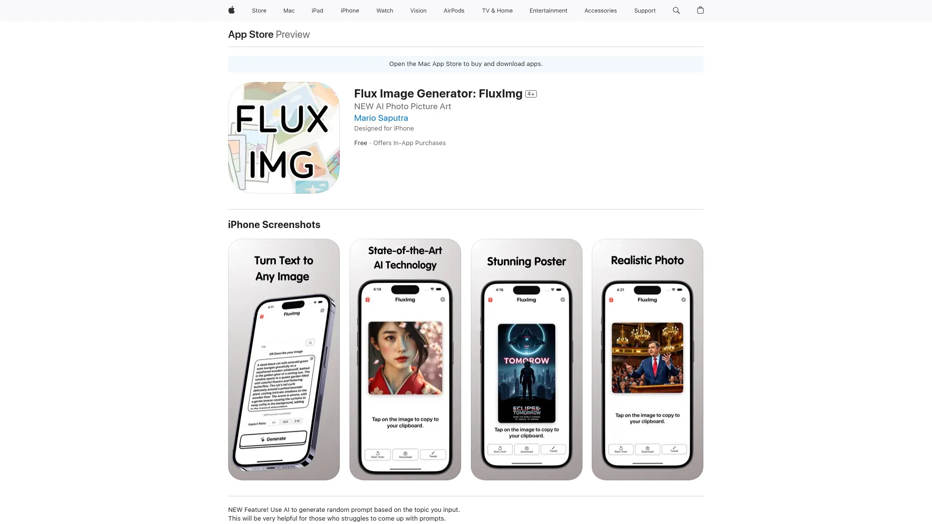 FluxImg screenshot