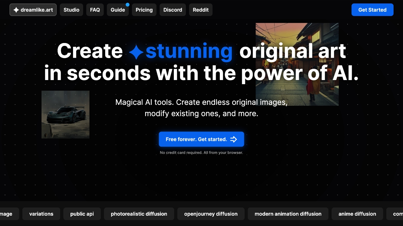 Stable Diffusion screenshot