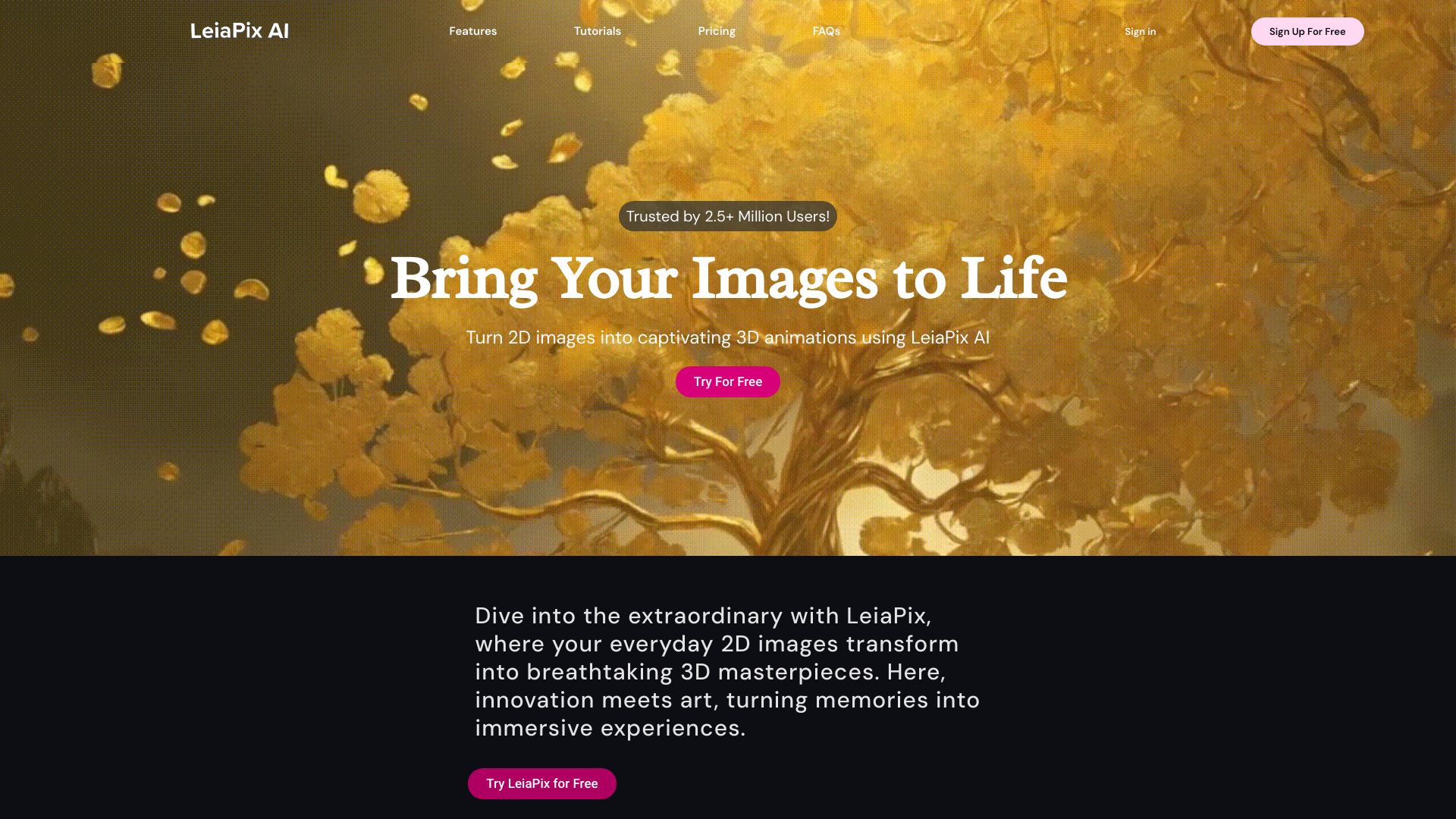 LeiaPix AI screenshot