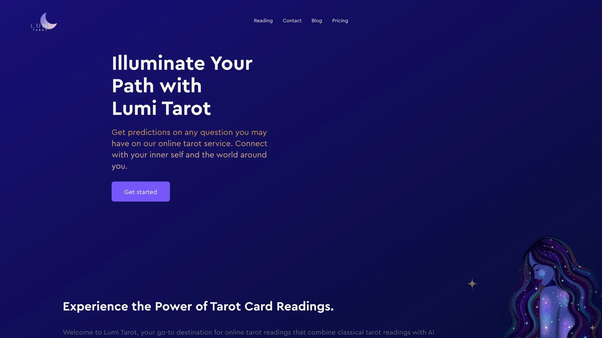 Lumi Tarot screenshot