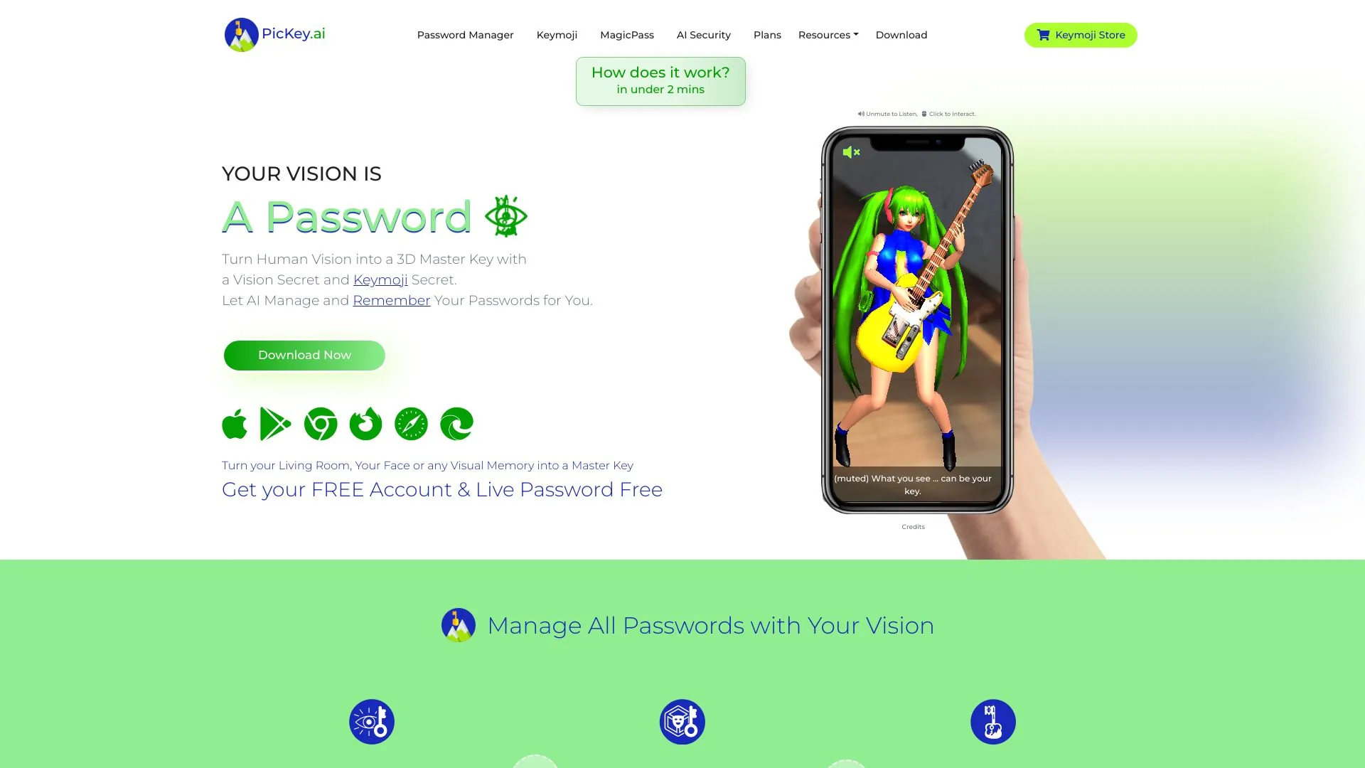 PicKey - Visual Password Manager screenshot