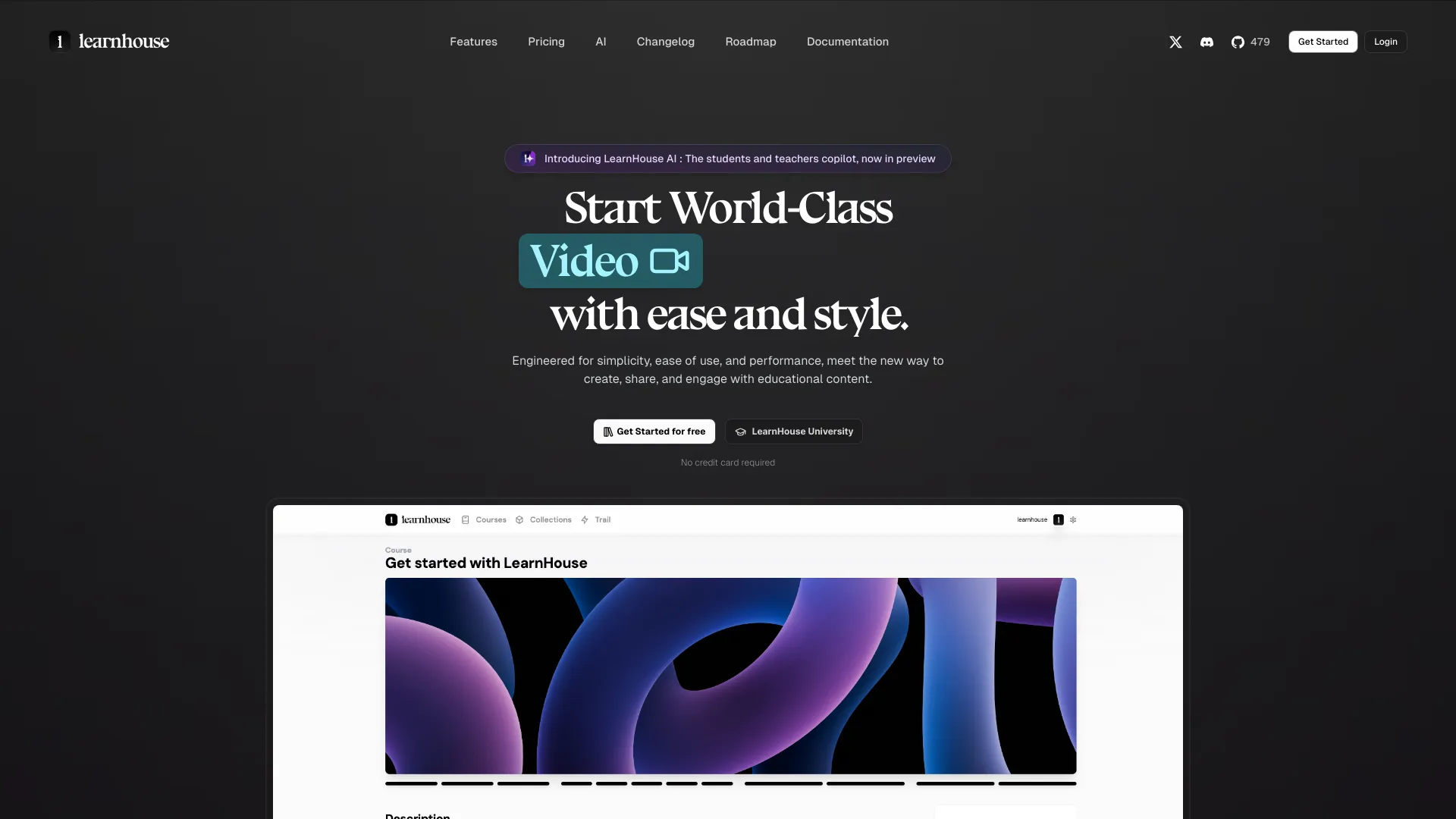 LearnHouse screenshot