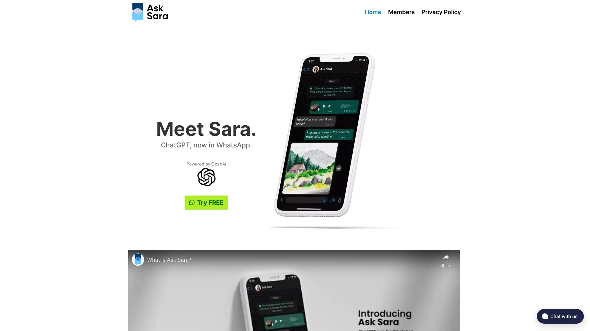 Ask Sara screenshot