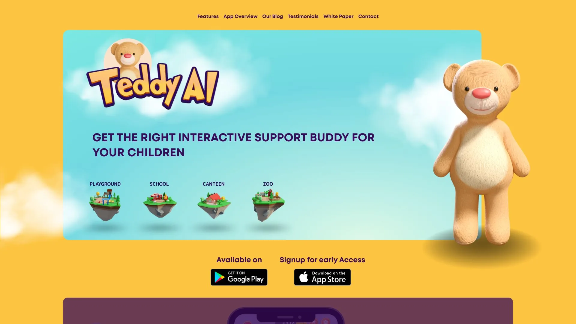 Teddy AI - Learning Companion for Kids screenshot
