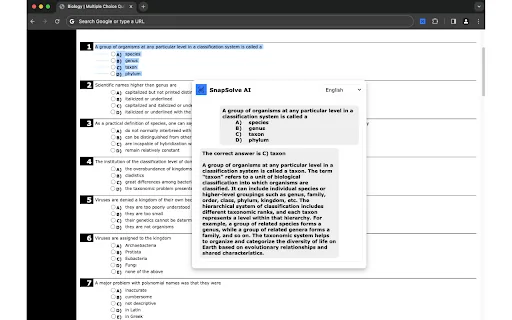 SnapSolve AI screenshot