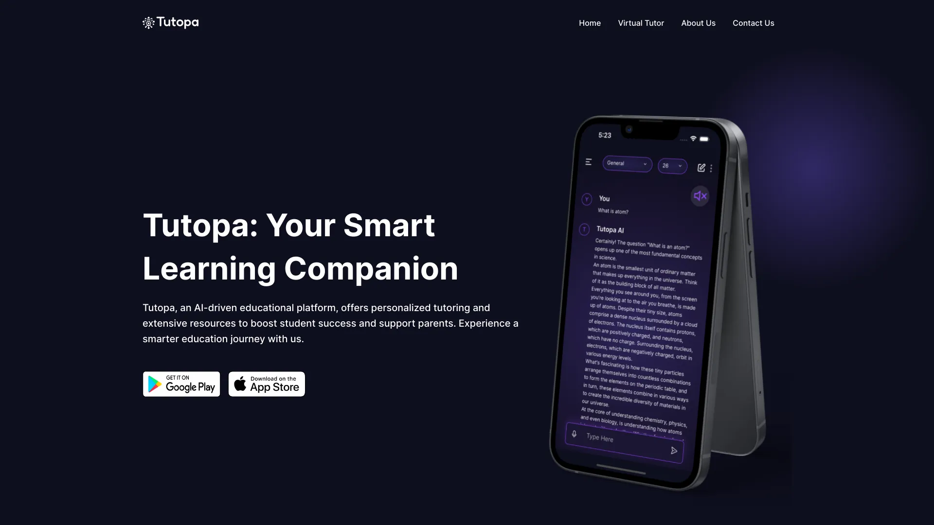 Tutopa screenshot