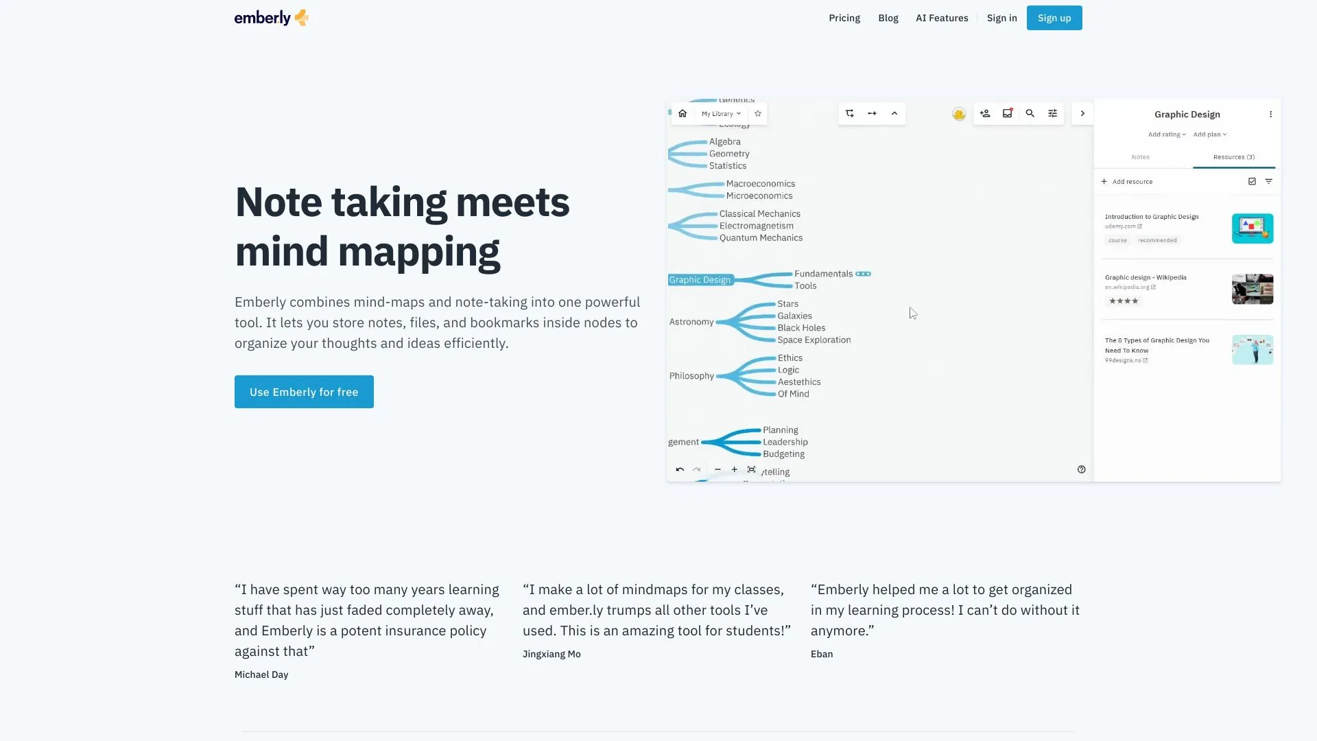 Emberly screenshot
