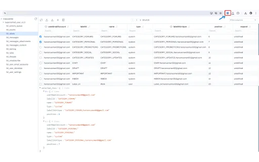 IDB CRUD Assistant screenshot