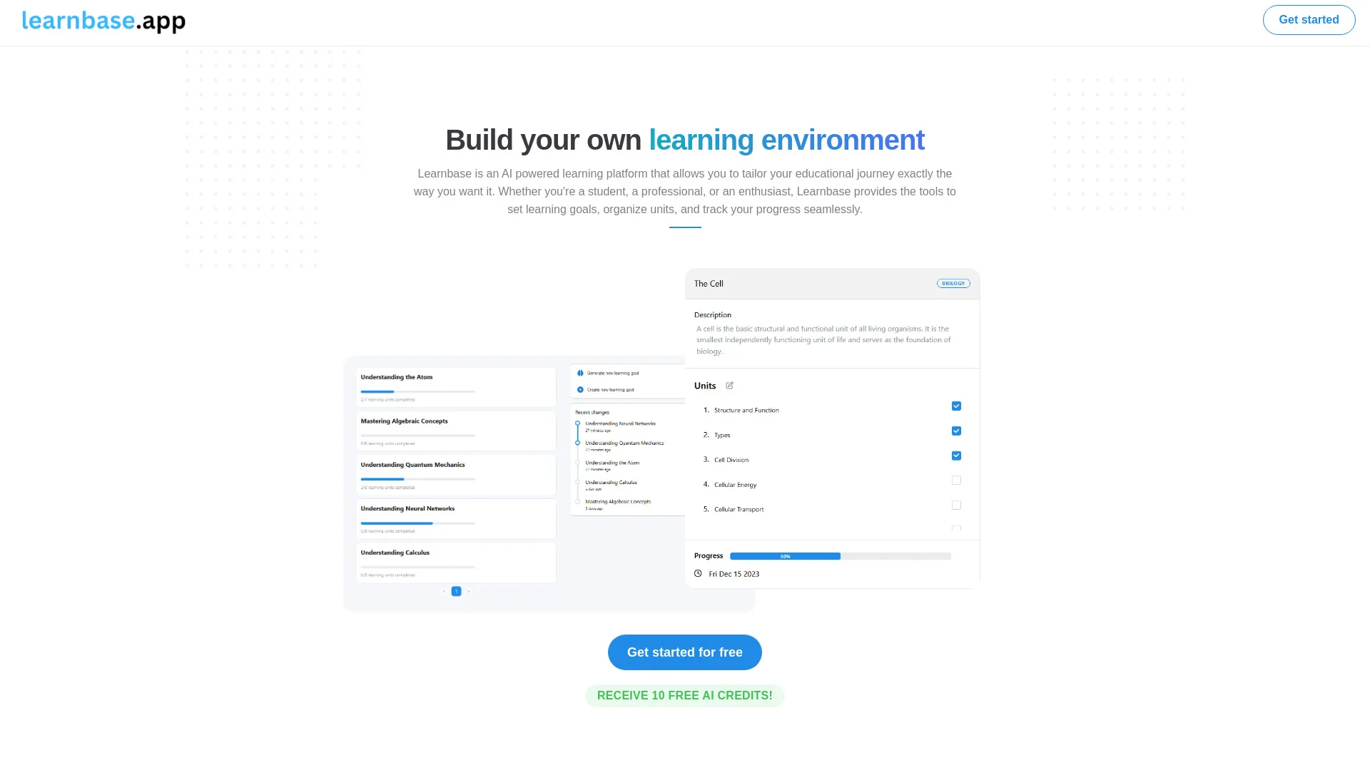 Learnbase screenshot