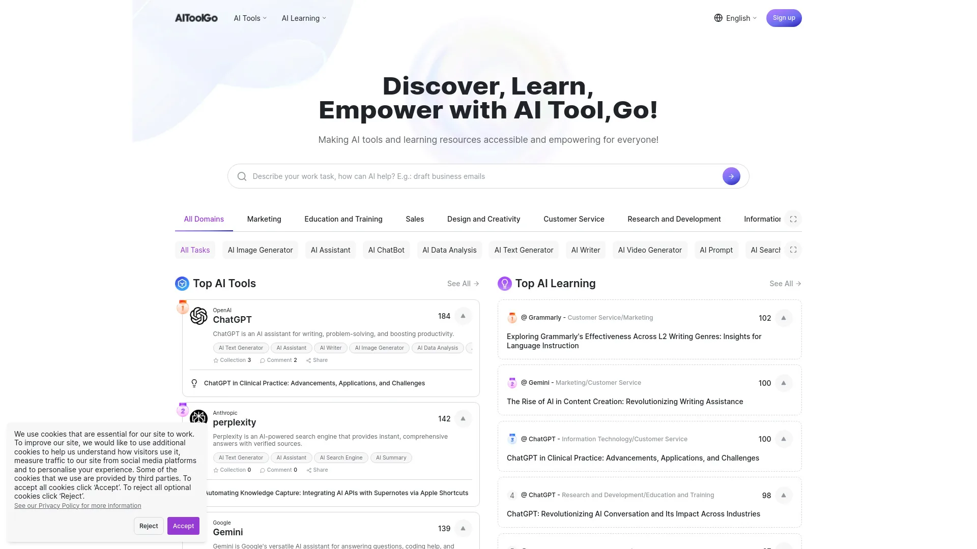AIToolGo screenshot