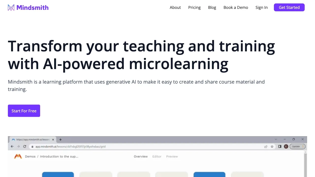 Mindsmith: AI-Powered Learning screenshot