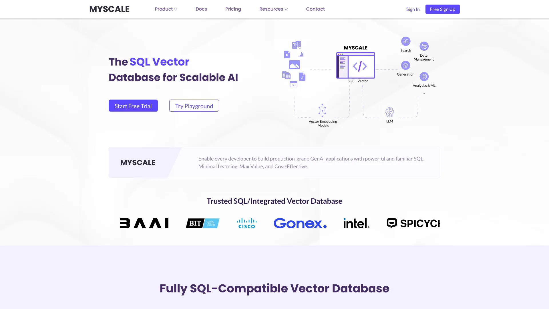 MyScale screenshot