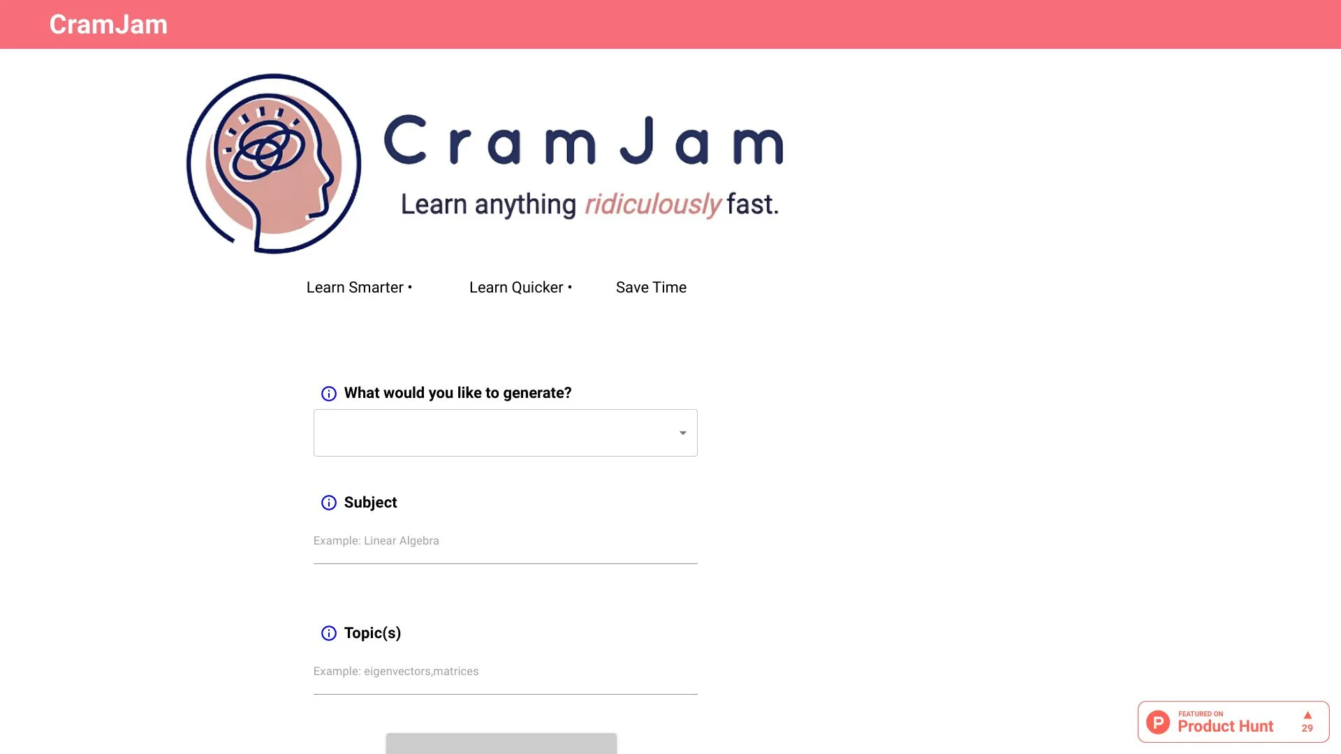 CramJam screenshot