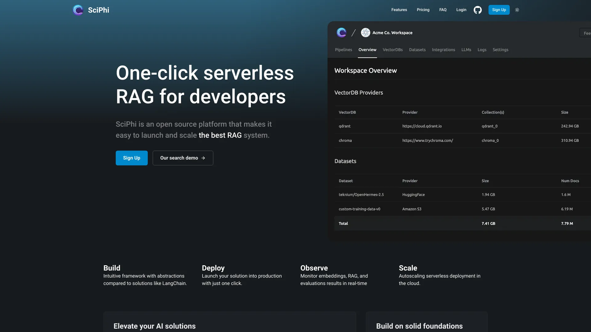 SciPhi screenshot