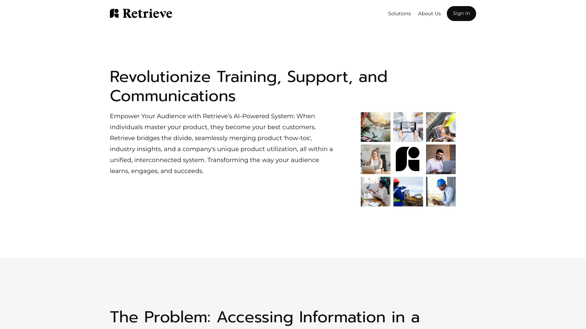 Retrieve Technologies, Inc. screenshot