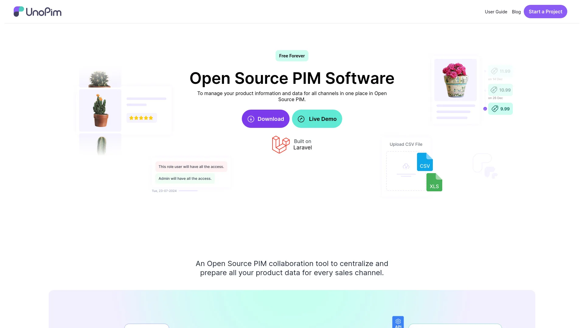 UnoPim screenshot