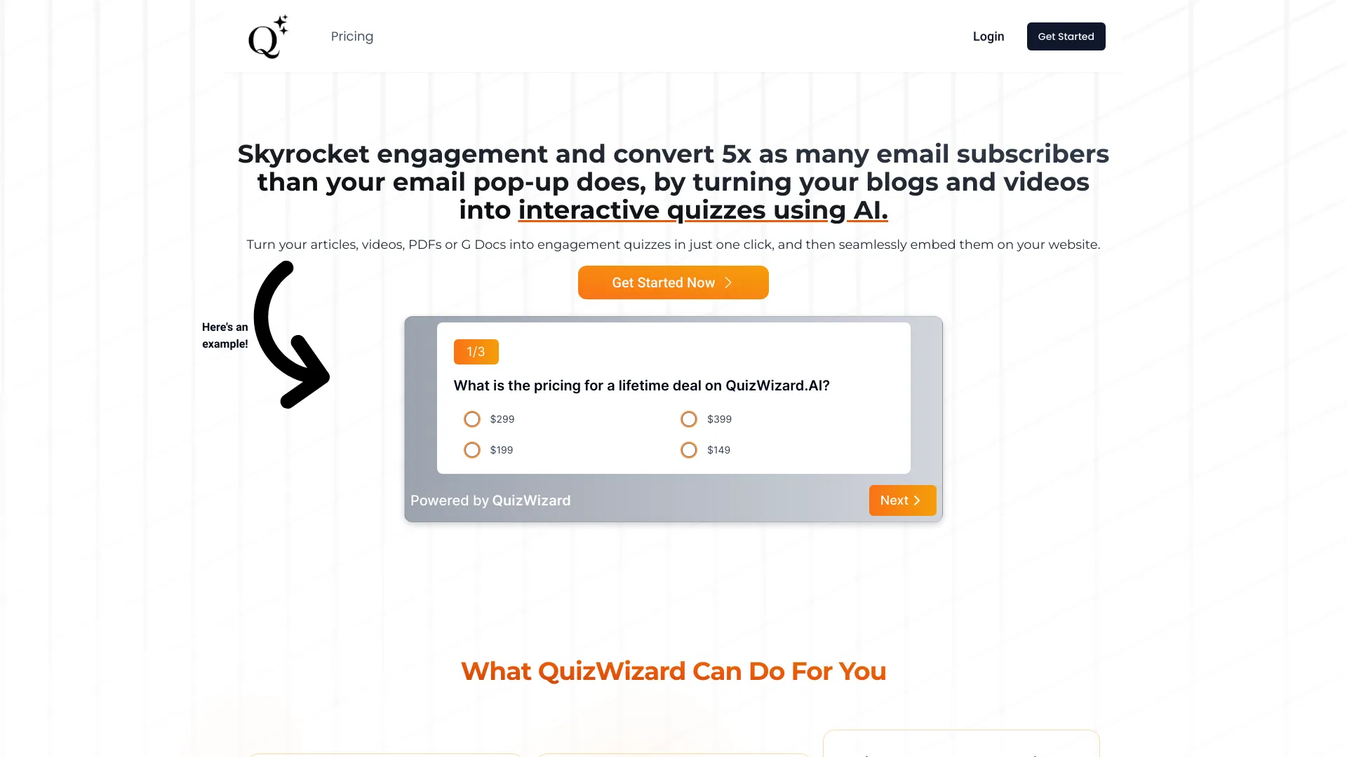 QuizWizard screenshot