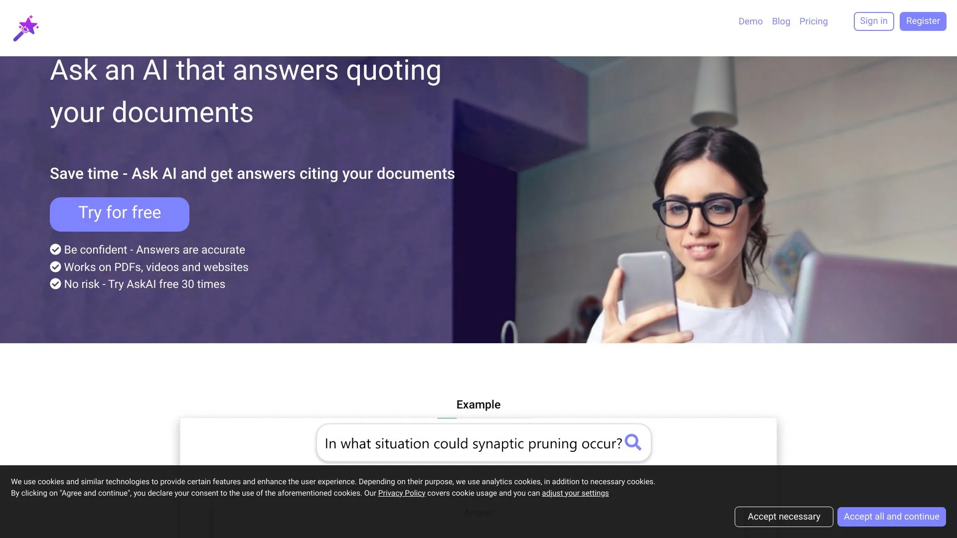 AnyQuestions.ai screenshot