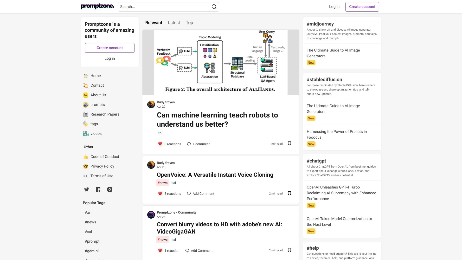 Promptzone screenshot