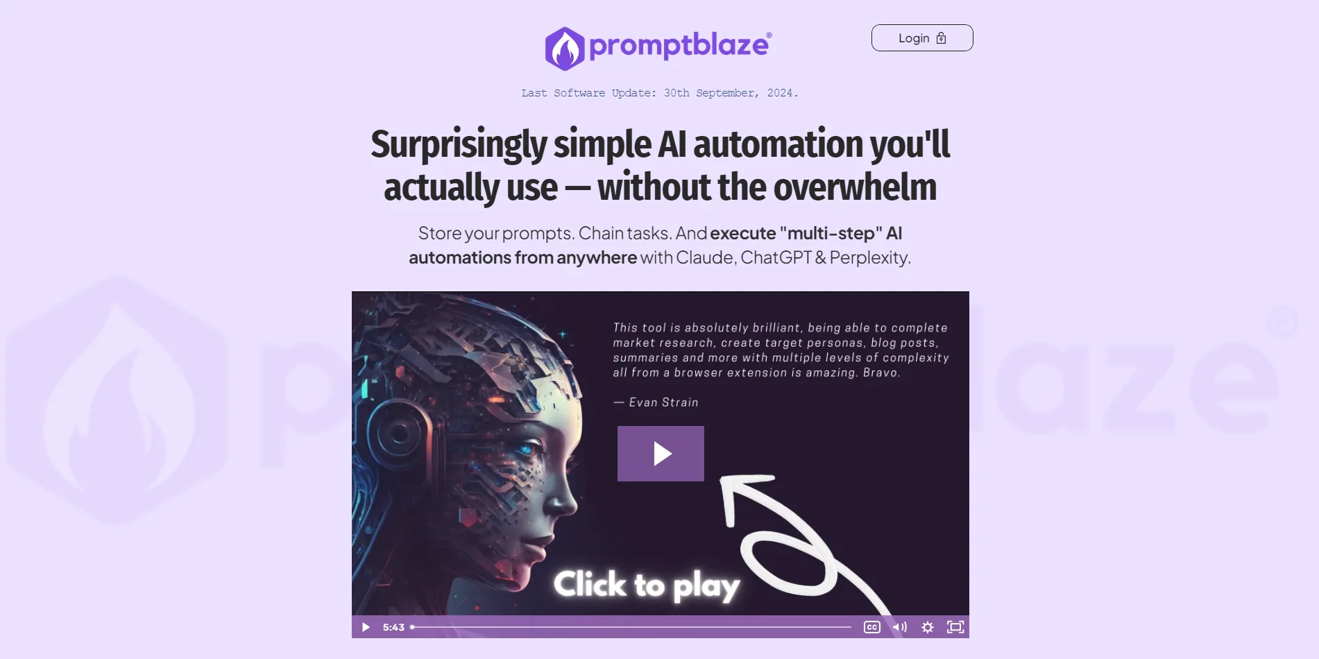 Prompt Blaze screenshot