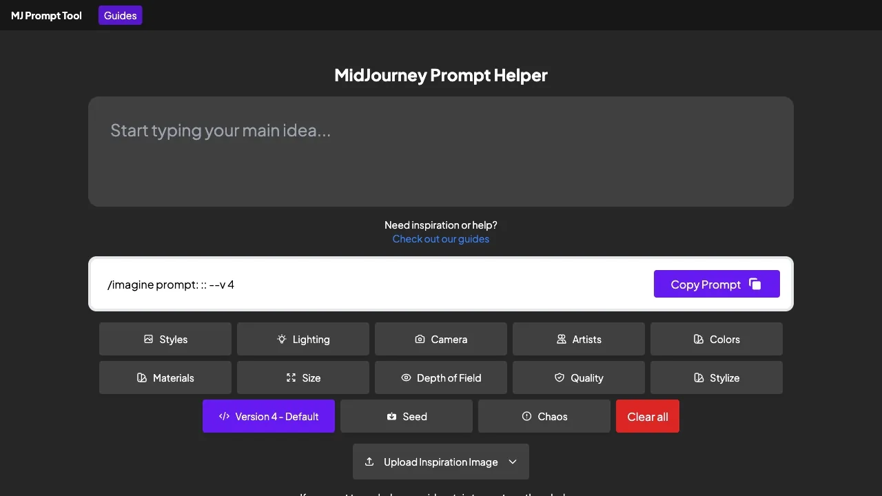 PromptFolder screenshot