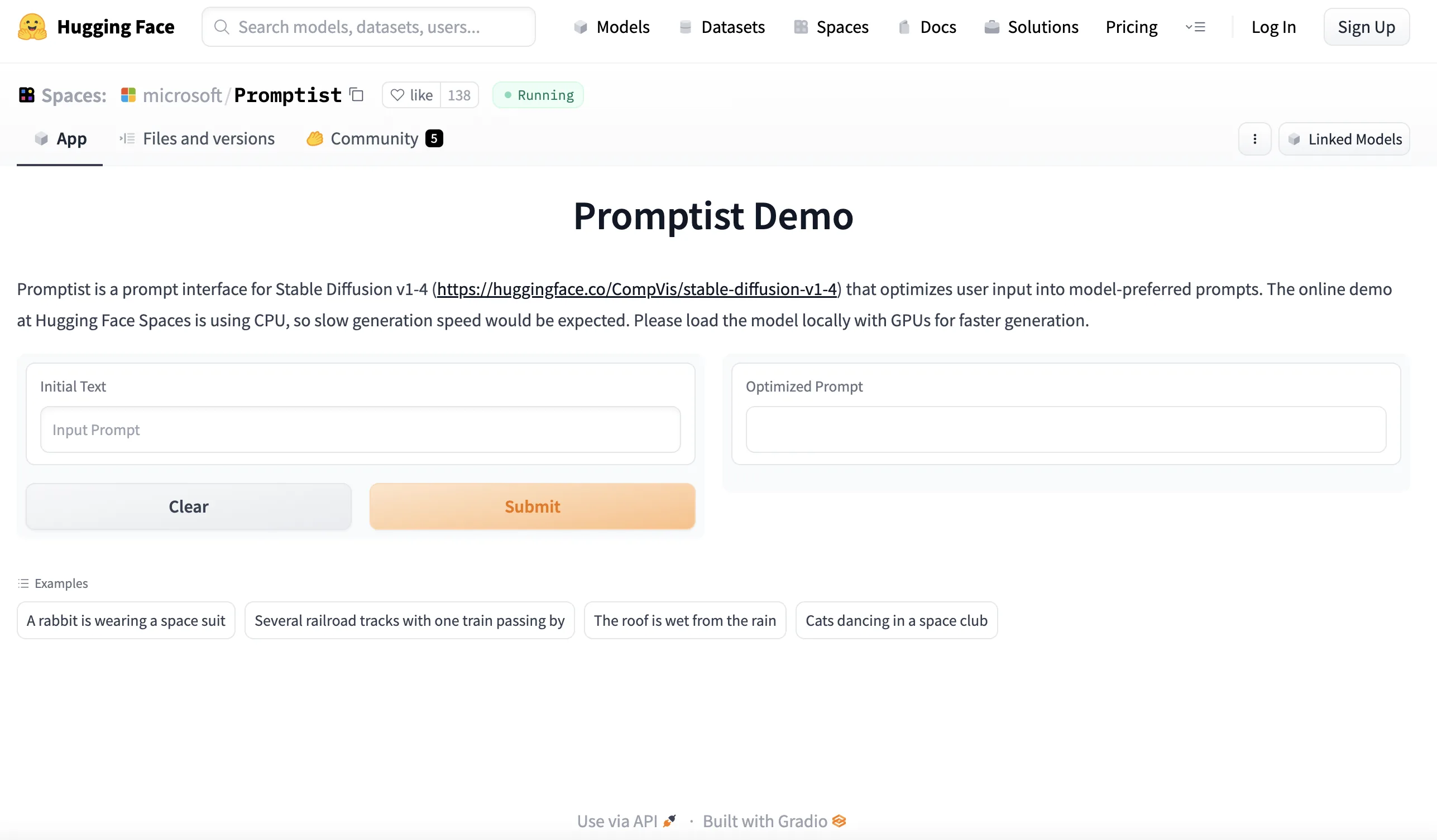 Promptist screenshot