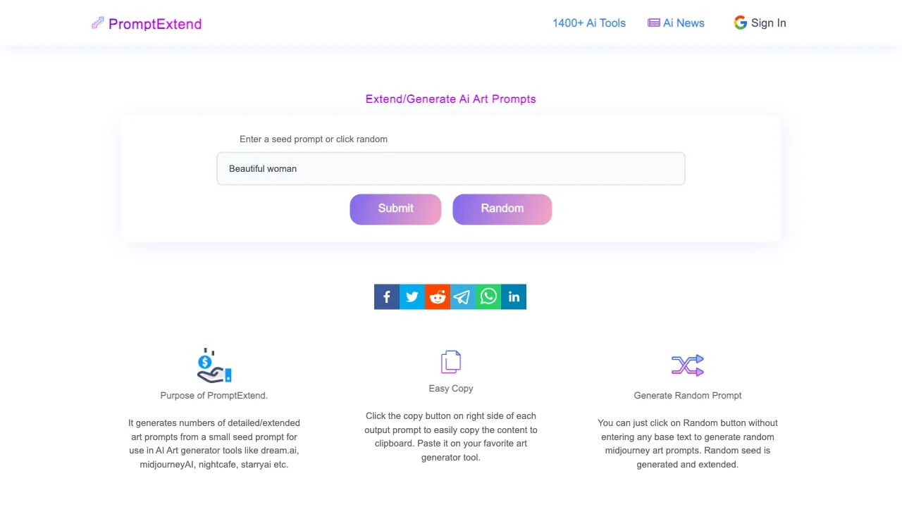 Best AI Prompt Library Tools of 2023 - #26 screenshot