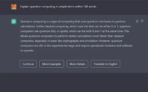 ChatGPT Toolkit screenshot