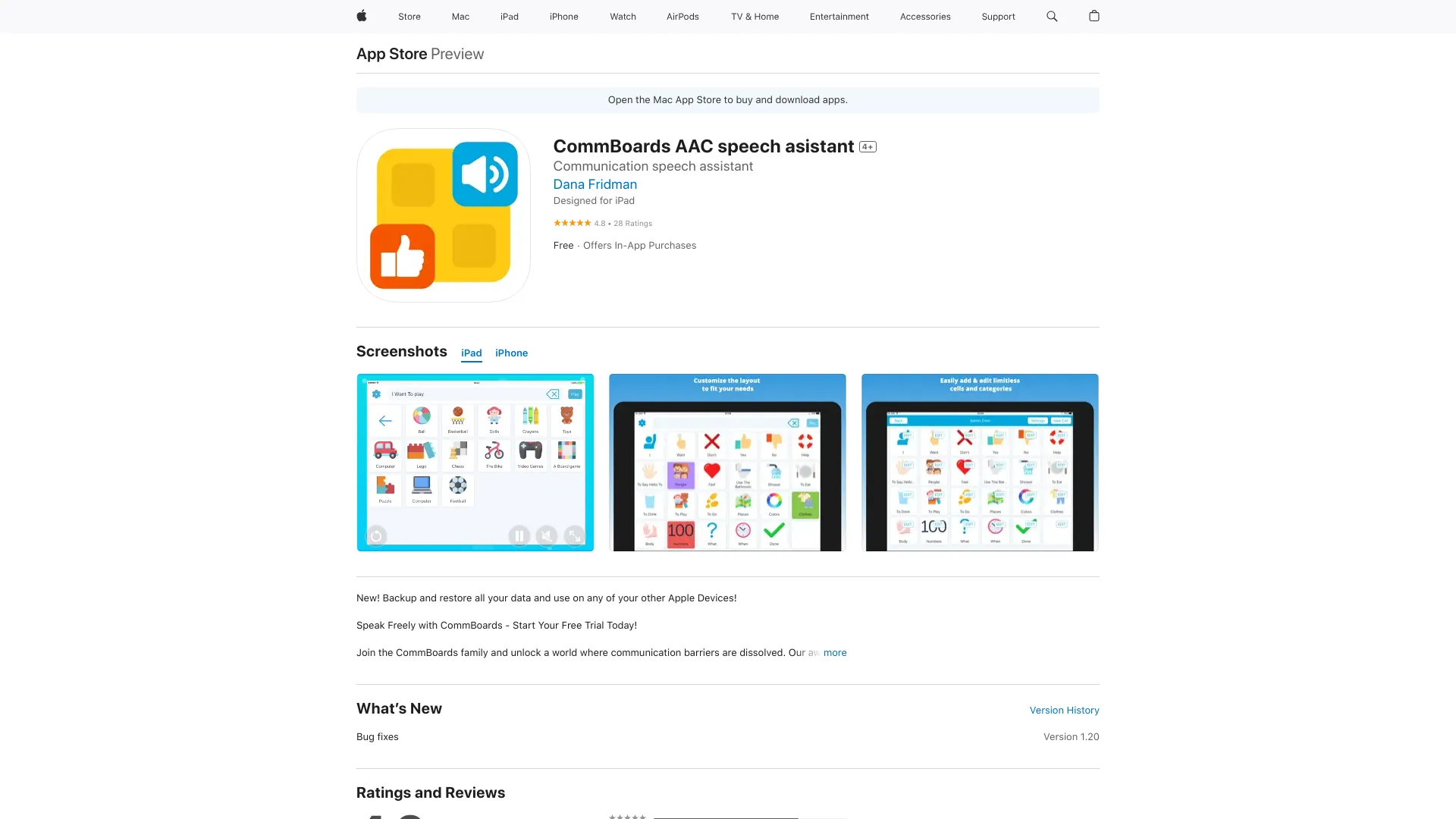 CommBoards screenshot