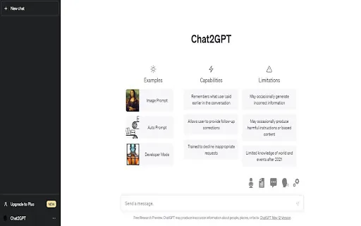 Chat2GPT screenshot