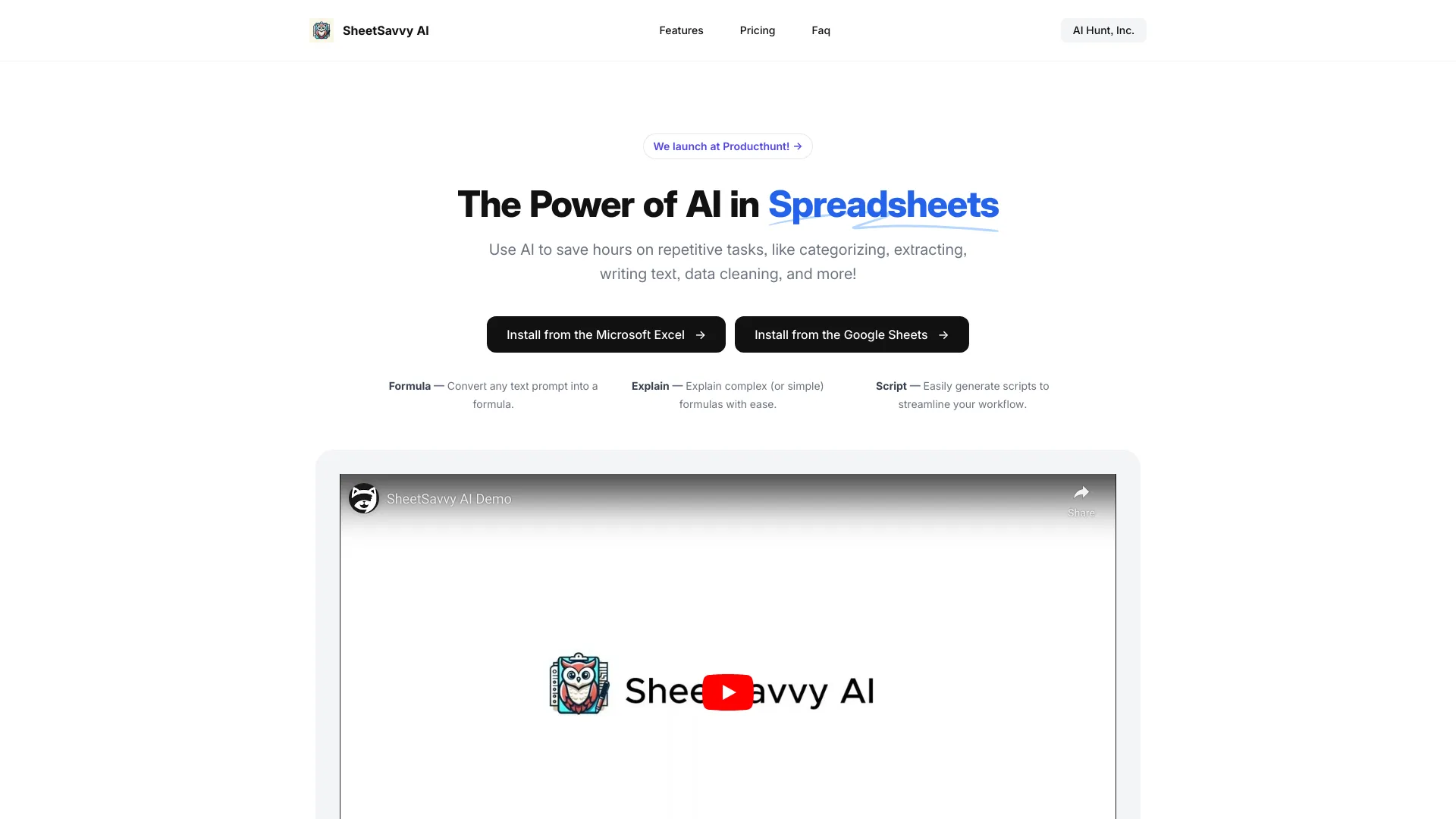 SheetSavvy AI screenshot
