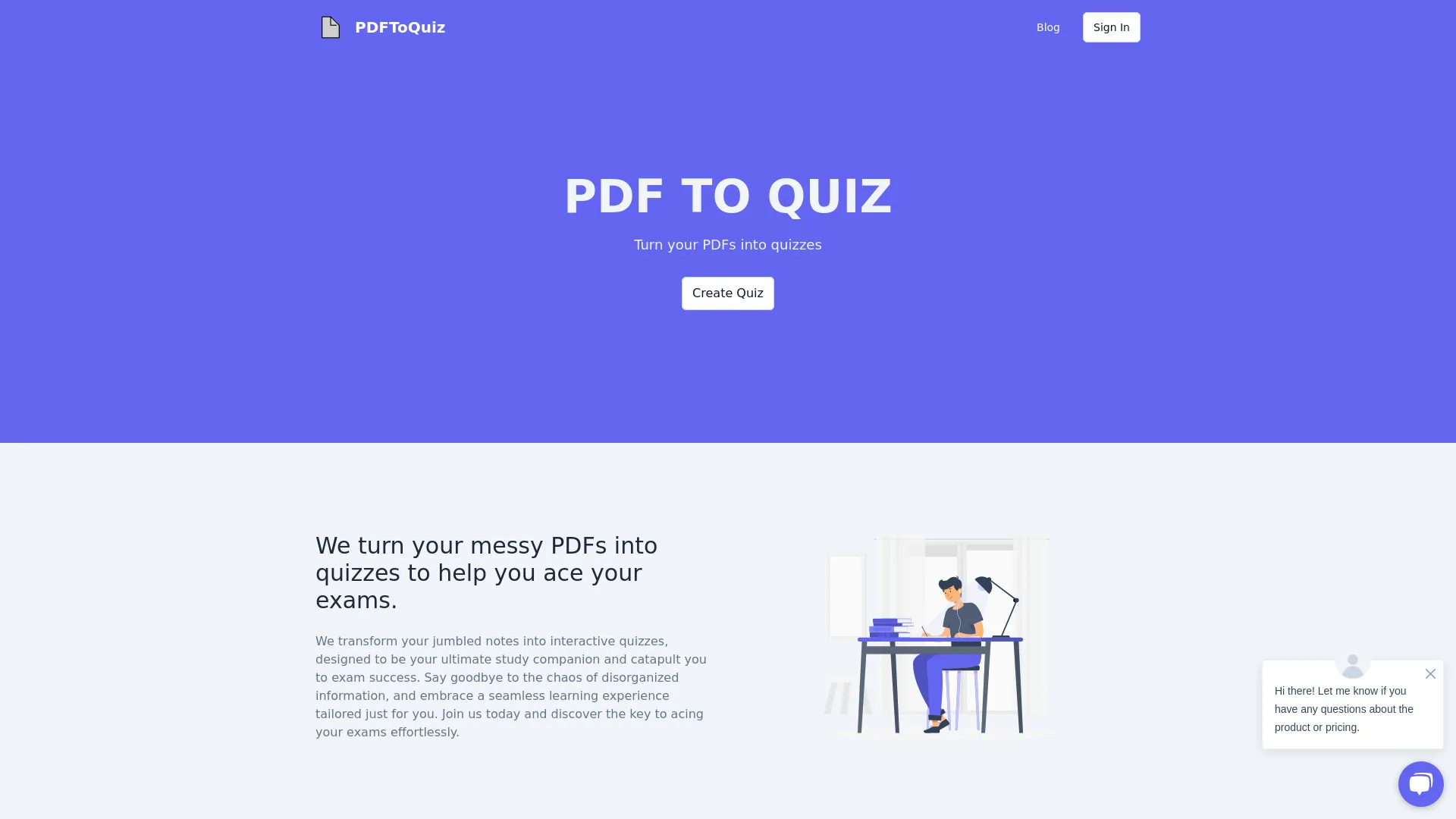 PDFToQuiz screenshot