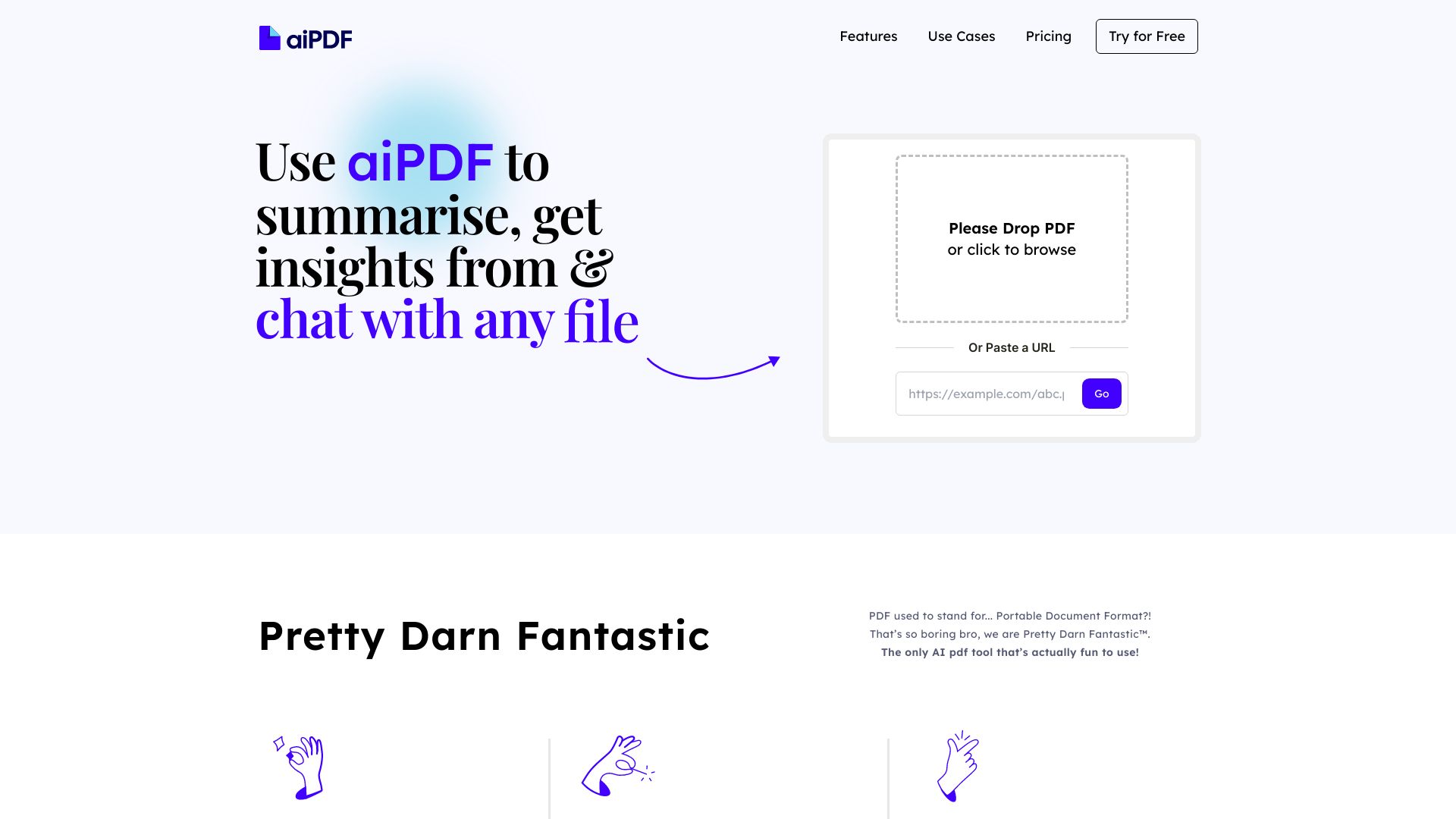 aiPDF - Your AI assistant specialized in PDFs screenshot