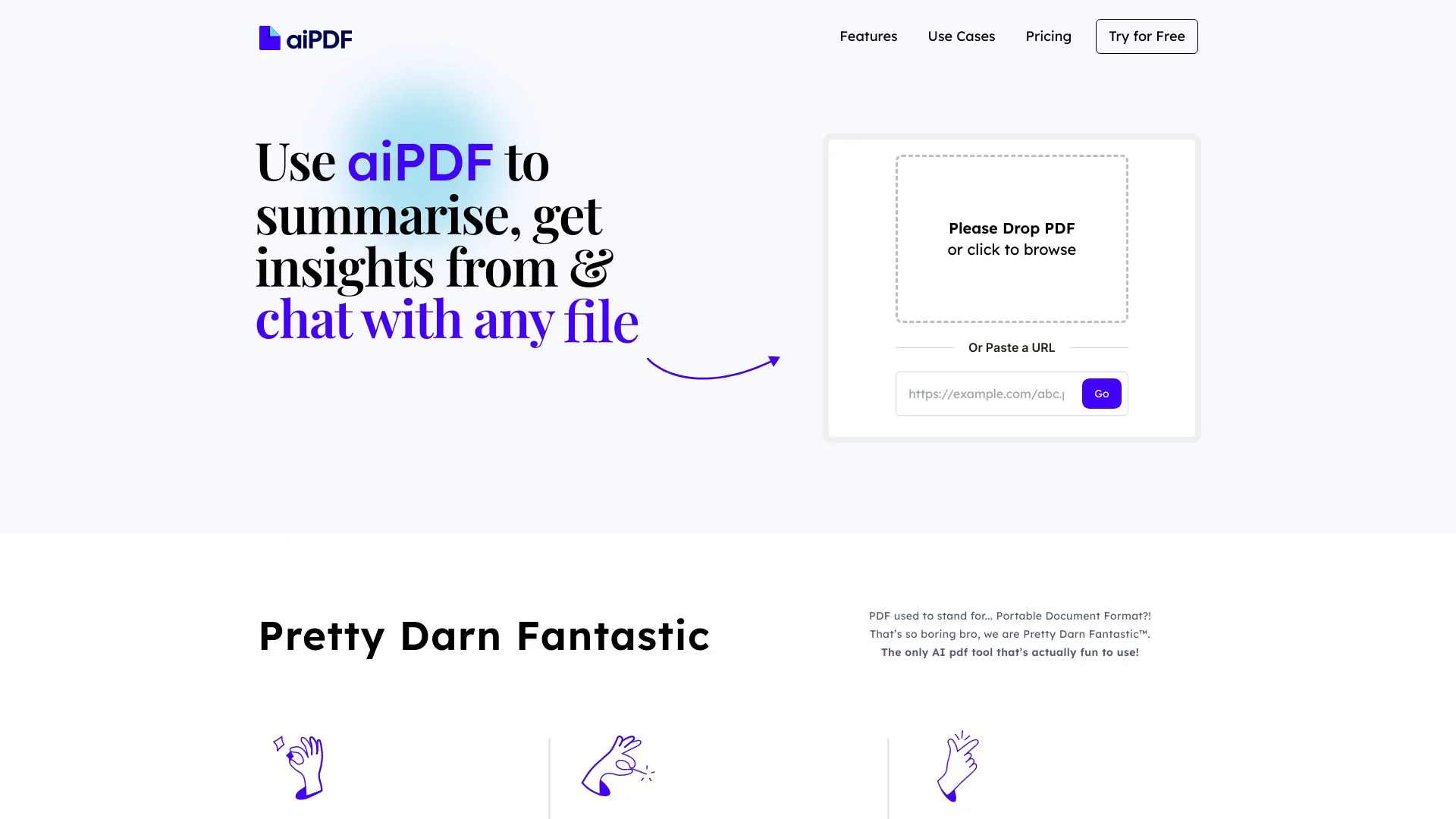 aiPDF - Your AI assistant specialized in PDFs screenshot