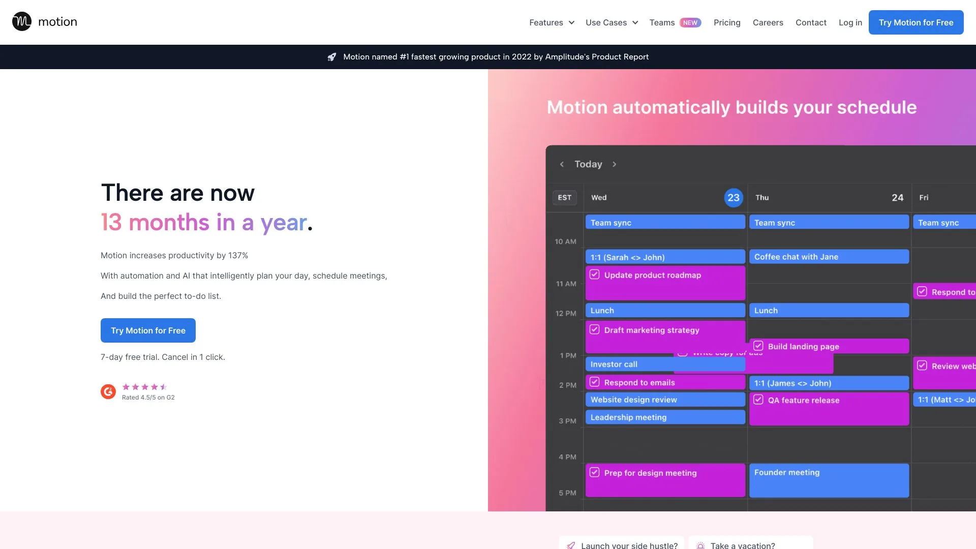 Motion screenshot