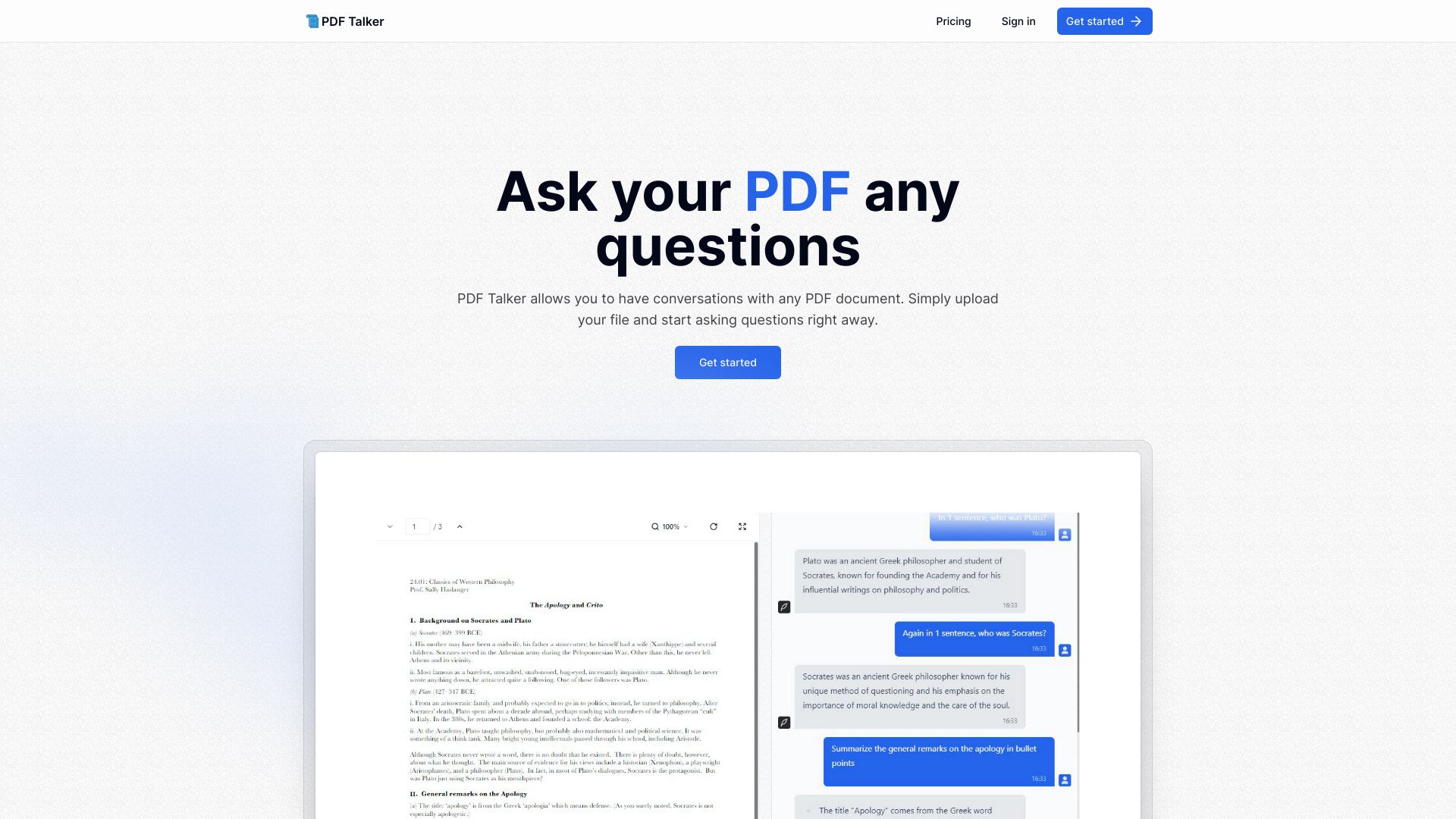 PDF Talker screenshot