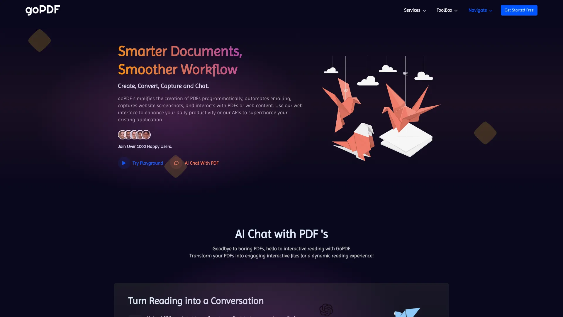 goPDF screenshot