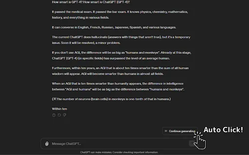 ChatGPT Auto Clicker screenshot